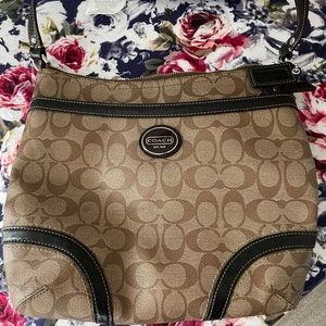 Coach Cross Body Leather Satchel